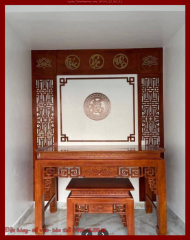 Bàn thờ Dạ kép gỗ gụ